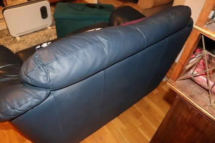 Photo of free Small 2-seater couch (Dark blue) (Dublin 8) #2