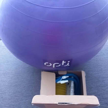Photo of free Gymball, pump and instructions (Hatfield Peverel CM3) #1