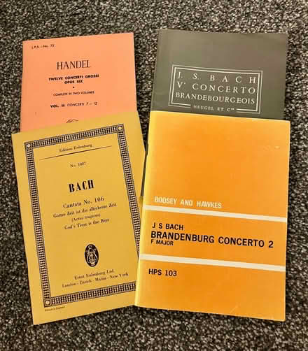 Photo of free Bach & Handel pocket scores (Cookley DY10) #1