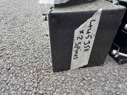 Photo of free 2 x heavy duty fence post spikes (BA11 5) #2