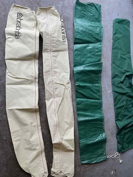 Photo of free Parasol/washing line covers (Melbourn SG8 near Royston) #1