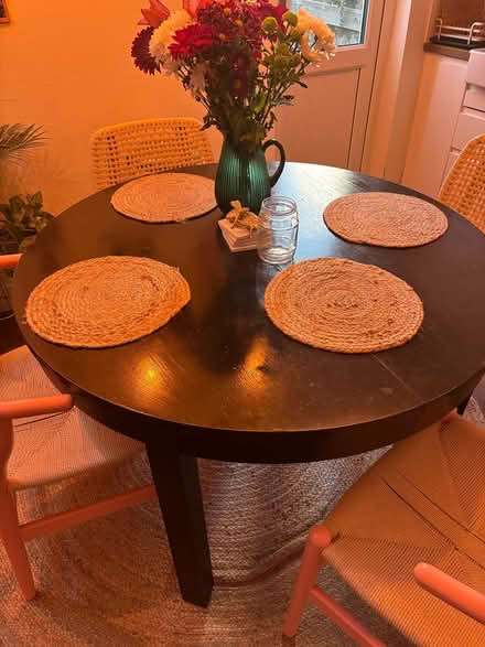 Photo of free Black Round Table (Dublin 8) #2