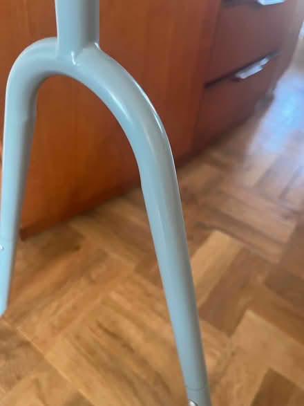 Photo of free Light blue metal clothes rail (Wisewood S6) #2