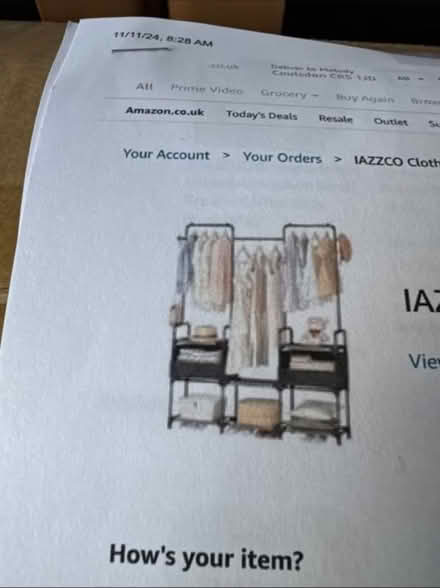 Photo of free Cloths rail as picture (Epsom KT18) #1