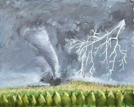 Photo of free Tornado Oil Painting (Rackheath NR13) #1