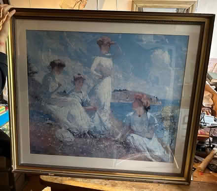 Photo of free Large print in damaged frame (Finsbury Park N4 2QQ) #1
