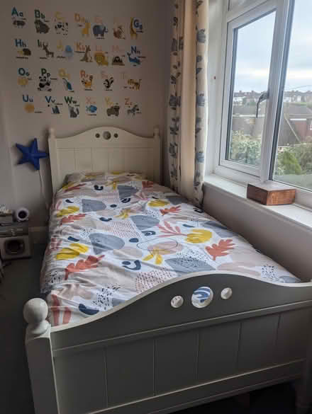 Photo of free White single bed (Chatham, ME4) #1