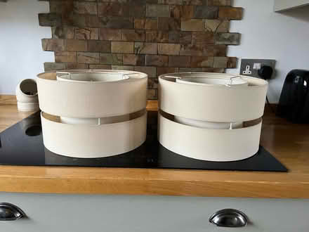 Photo of free Two Cream Lampshades (Chesham HP5) #1