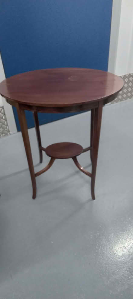 Photo of free Oval ornamental table - antique (Emlyn Gardens W4) #1