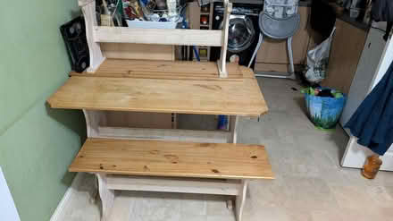 Photo of free Wooden table and bench (Heysham, Morecambe) #1