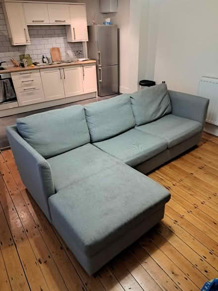 Photo of free 4 seater sofa with fold out bed (W4 5sb) #1