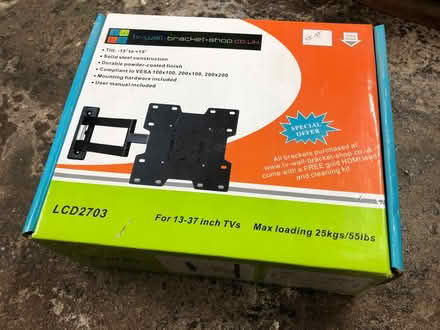 Photo of free tv /monitor VESA wall bracket - for 13-37" TV's or monitors (Temple Street OX4) #1