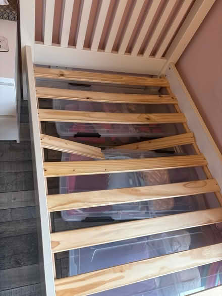 Photo of free Single white bed (without mattress) (SW8) #2