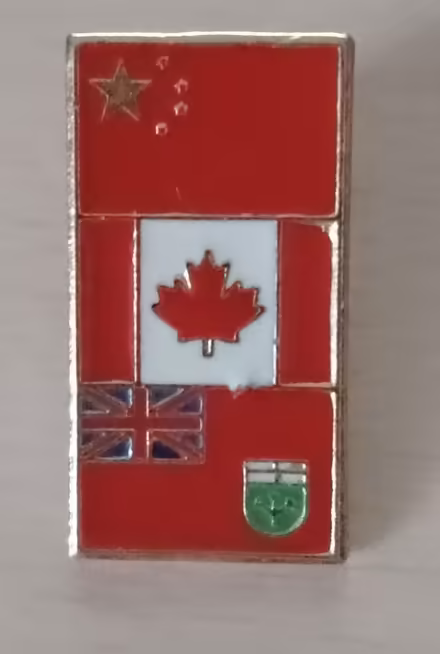 Photo of free Triple flag pin (Etobicoke (Kipling /Eglinton)) #1
