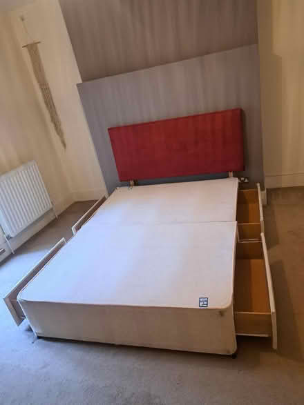 Photo of free King size bed frame (W4 5sb) #1