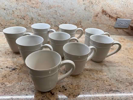 Photo of free Nine 12 oz Pottery Barn mugs (Central San Rafael) #2