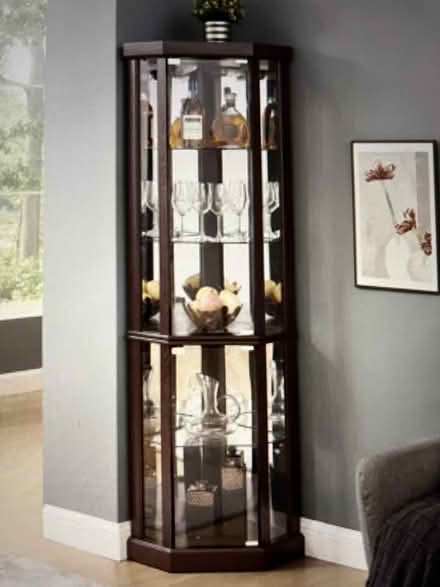 Photo of free Corner Curio Cabinet (Bronte) #1