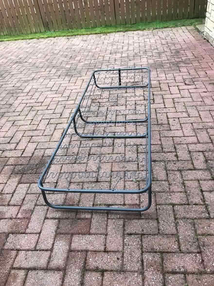 Photo of free Folding single camp bed no mattress (Stonehaven) #2