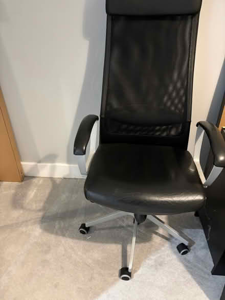 Photo of free Tall back, office chair on wheels (Al4) #1