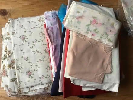 Photo of free Small box of fabric (Barnard's Green WR14) #1
