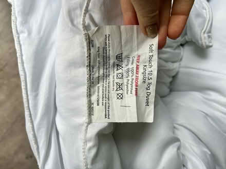 Photo of free King size 10.5tog duvet (Southend SS2) #4