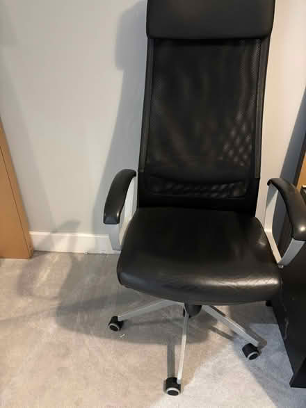 Photo of free Tall back, office chair on wheels (Al4) #2
