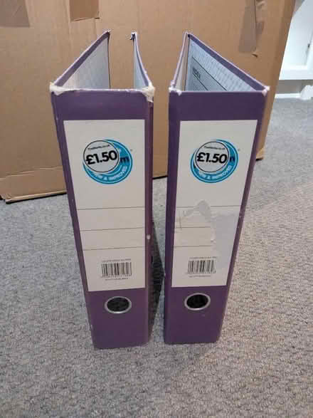 Photo of free 2 lever arch files (Central Reading RG1) #1