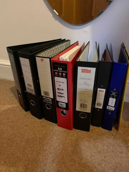 Photo of free Folders and dividers (Surbiton KT5) #1