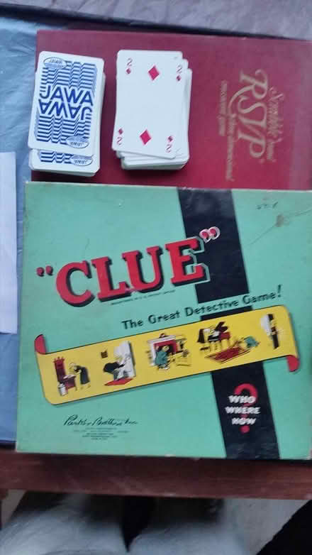 Photo of free Scrabble Clue 21 cards radio rsvp (Ann Arbor near Hillside Terr.) #2