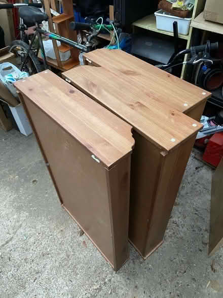 Photo of free 3 dark wood drawers (Amersham Common HP7) #1