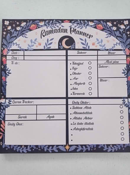 Photo of free Ramadan planner (Central Milton Keynes MK9) #1