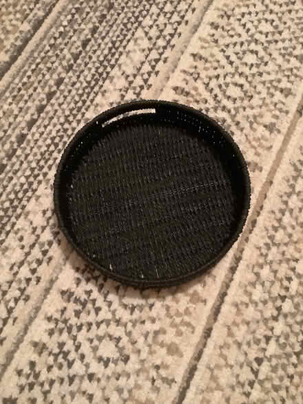Photo of free 2 x black wicker trays (Oakridge RG21) #1