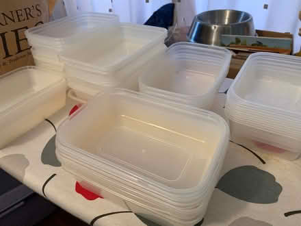 Photo of free Plastic takeaway pots with lids (Nyetimber PO21) #1