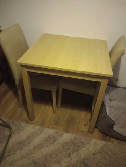 Photo of free Table and two chairs (Abingdon Oxfordshire) #1
