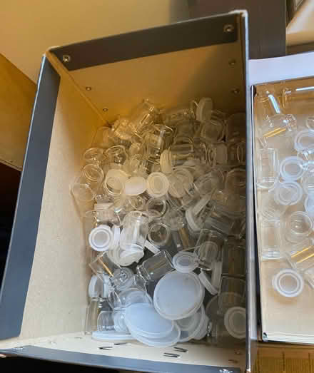 Photo of free Small glass bottles with lids (Halton LA2) #3