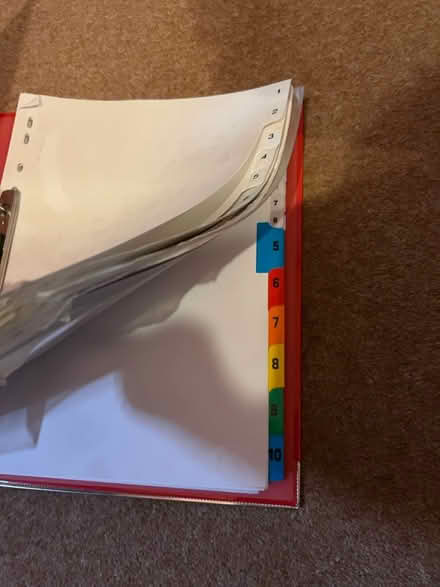 Photo of free Folders and dividers (Surbiton KT5) #3