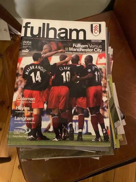 Photo of free fulham programmes (Twickenham TW2) #2