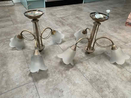 Photo of free Pair of light fittings (Hoole CH2) #1