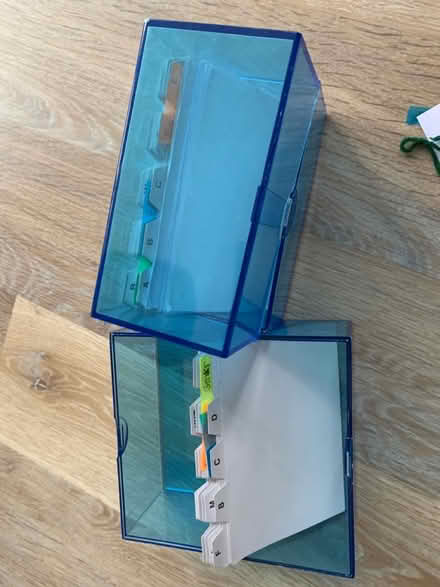 Photo of free 2 card organiser boxes (Wyken Coventry) #1