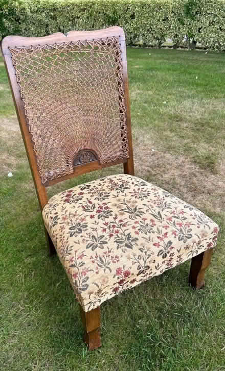 Photo of free Broken old Victorian nursing chair (Macclesfield SK11) #1