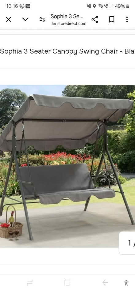 Photo of free Dismantled swing bed (Canon pyon) #1