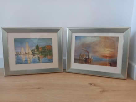 Photo of free 2x Silver Frames with pictures (Kings Langley WD4) #1