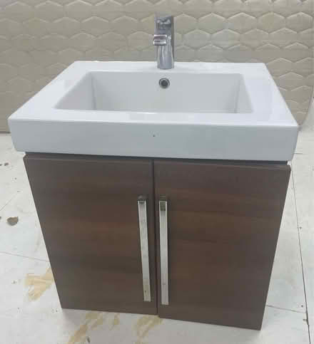 Photo of free Basin walling with cupboard and tap (Bradford on Avon BA15) #1