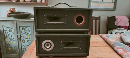 Photo of free Two PA horn units mounted in cases with handles (Surrenden BN1) #1