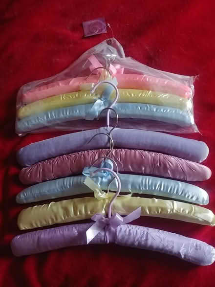 Photo of free 8 x padded hangers (Nr South Norwood Lakes SE19) #1
