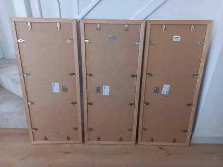 Photo of free 3 Wooden Frames with Abstract Art (Kings Langley WD4) #2