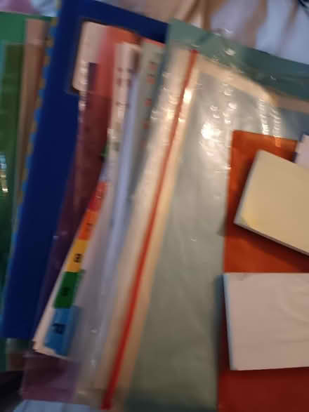 Photo of free Bag of cardboard/plastic wallets, inserts (Soho WC2H) #3