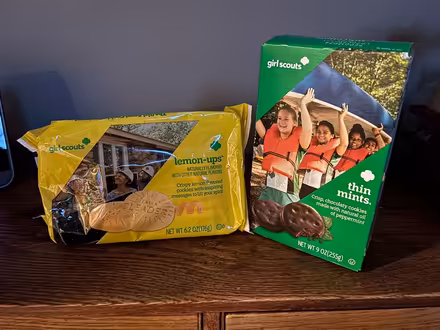 Photo of free Girl Scout Cookies (Lombard Commons Park) #1