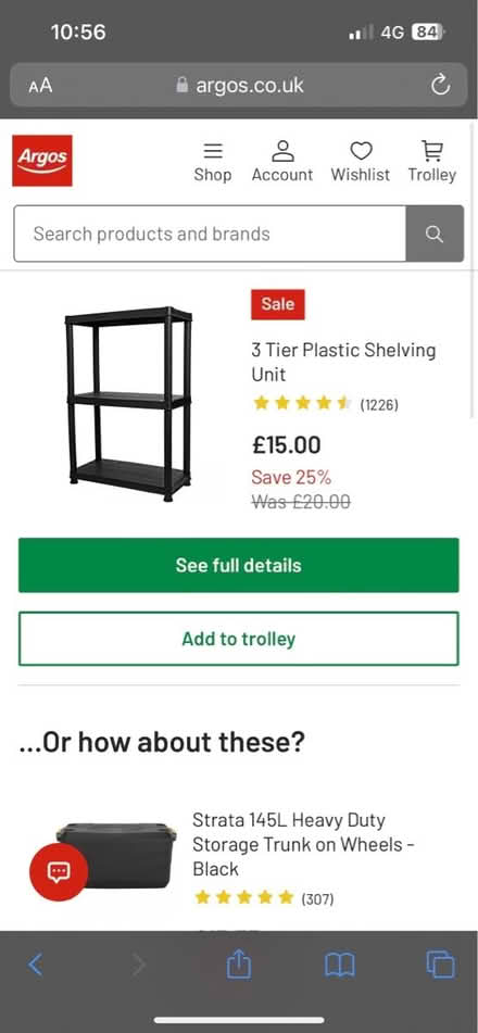 Photo of Outdoor shelving (BN16 3NH) #1