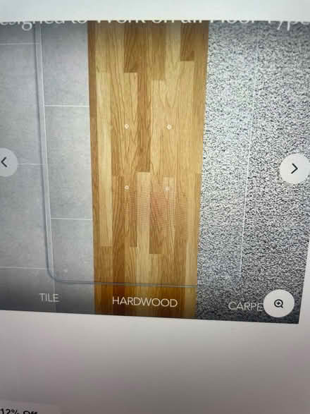 Photo of free Vitrazza glass chair mat (Warminster) #2